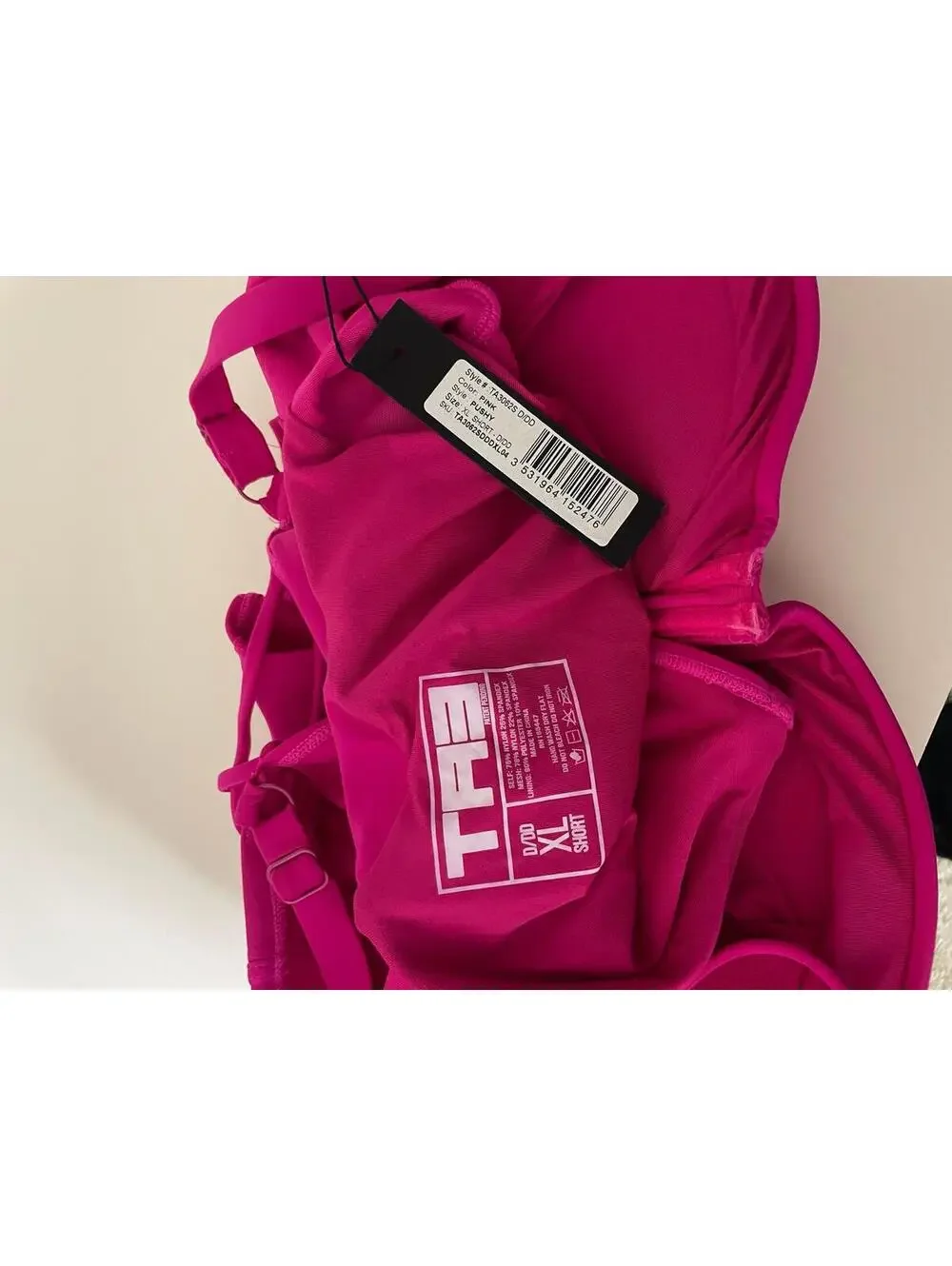TA3 The Lushy One Piece Swimsuit Pink/Magenta XL Short D/DD - Picture 6 of 6
